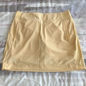 Athleta Light Yellow Skort
